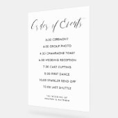 Kalligrafie Orde der Gebeurtenissen Bindende Chron Acryl Bord (Hoek)