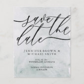 Kalligrafie Oud Papier budget speciale dag Flyer (Voorkant)