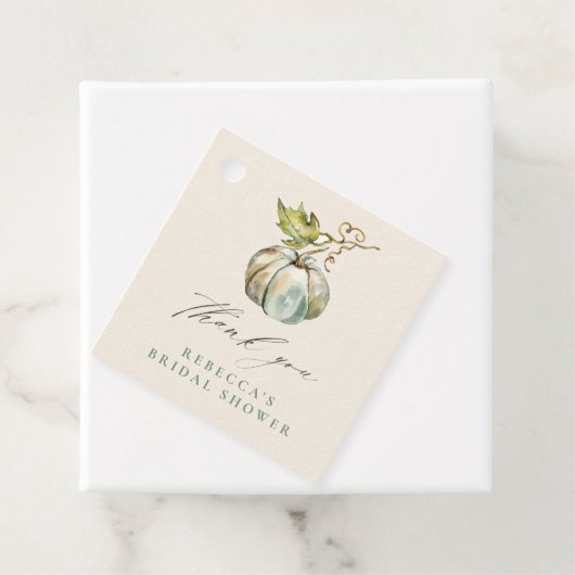 Kalligrafie pompoen Vrijgezellenfeest dank u Bedankjes Labels (In situ)