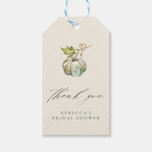 Kalligrafie pompoen Vrijgezellenfeest dank u Cadeaulabel