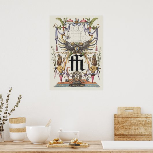 kalligrafie poster (Keuken)