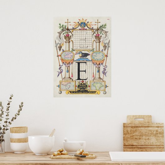 kalligrafie poster (Keuken)