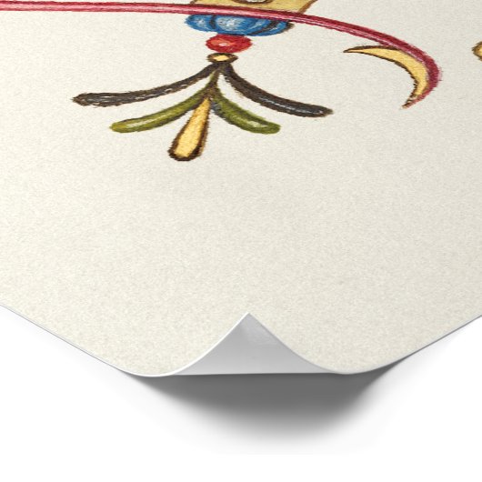  kalligrafie poster (Hoek)