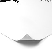 Kalligrafie Print, waarde Poster papier (mat) (Hoek)