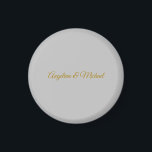 Kalligrafie Professionele Elegante Gouden Kleur Magneet<br><div class="desc">Dit product was erg goed en ik hou van hoe gemakkelijk het is voor maatwerk. Het ontwerp was erg eenvoudig,  dus ik ben erg blij als ik creëer.</div>