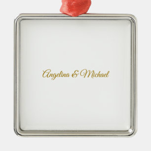 Kalligrafie Professionele Elegante Gouden Kleur Metalen Ornament