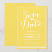 Kalligrafie Save the Date Aankondiging (Voorkant / Achterkant)