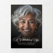 Kalligrafie Schrift 2-Foto viering van het leven Drieluik Programma (Cover)