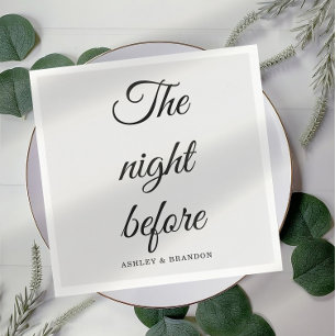 Kalligrafie Schrift De Nacht Voor Servetten