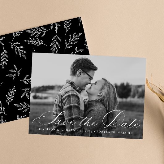 Kalligrafie Schrift Foto Save The Date