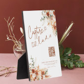 Kalligrafie script Capture The Love Wedding Boho Fotoplaat