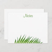 Kalligrafie Script Palm Leaves Sjabloon Floral (Voorkant / Achterkant)