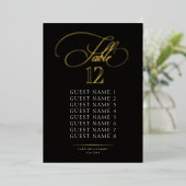 Kalligrafie Script Plaatskaart (Staand Voorkant)