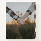 Kalligrafie Script Trouwfoto Gastboek Notitieboek (Achterkant)