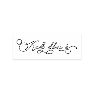 kalligrafie script vriendelijk leveren aan rubberstempel