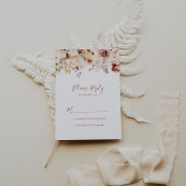 Kalligrafie sierlijke bloemen RSVP