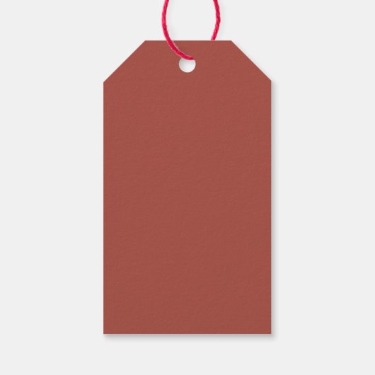 Kalligrafie sierlijke bloemenbruiloft dank u cadeaulabel (Achterkant)