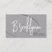 Kalligrafie Signature Professionele Haarstudio Visitekaartje (Voorkant)