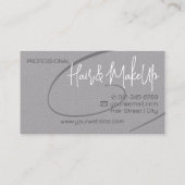 Kalligrafie Signature Professionele Haarstudio Visitekaartje (Achterkant)