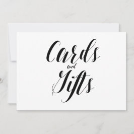 Kalligrafie Stijl "Kaarten en cadeaus" Weddenschap