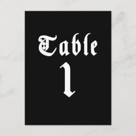 Kalligrafie Tafel Nummer Ansichtkaart Briefkaart