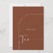 Kalligrafie Tafel | Trouwtafel Kaarten (Achterkant)