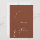 Kalligrafie Tafel | Trouwtafel Kaarten (Achterkant)