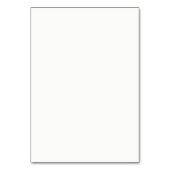 Kalligrafie tafelnummer. Moderne bruiloft. Eenvoud Kaart (Achterkant)