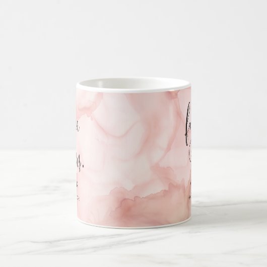 Kalligrafie Toekomstige Mevrouw Trouwfeest Bruidsf Koffiemok (Center)