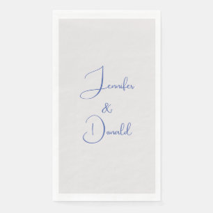 Kalligrafie trendy klassiek schrift gewoon persoon servet