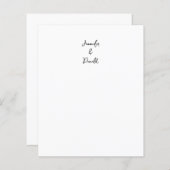 Kalligrafie trendy klassiek script gewoon persoonl (Voorkant / Achterkant)