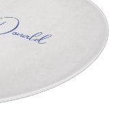 Kalligrafie trendy klassiek script gewoon persoonl snijplank (Hoek)