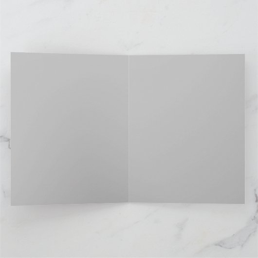 Kalligrafie trendy klassiek script monogram kaart (Binnen)