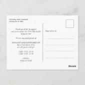 Kalligrafie Twee Schattigee tweeling geboorte beke Briefkaart (Achterkant)