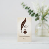 kalligrafie-Visitekaartje Visitekaartje (Staand voorkant)