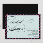 {kalligrafie} vrijgezellenfeest kaart (Voorkant / Achterkant)