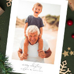 Kalligrafie Vrolijk Kerstfeest | Familie fotocolla Feestdagenkaart<br><div class="desc">Kalligrafie Vrolijk Kerstfeest | familie foto collage Vakantie Kaart</div>