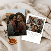 Kalligrafie Vrolijk Ooit Na Kerstfoto Feestdagenkaart