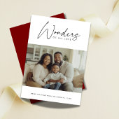 Kalligrafie Wonders Bijbelse Religieuze Kerstmis Feestdagenkaart