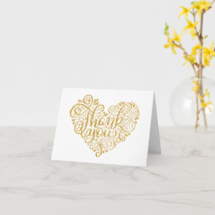 Kalligrafie  zin Dank u Kaart