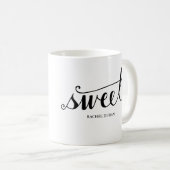 kalligrafie zoet koffiemok (Voorkant rechts)