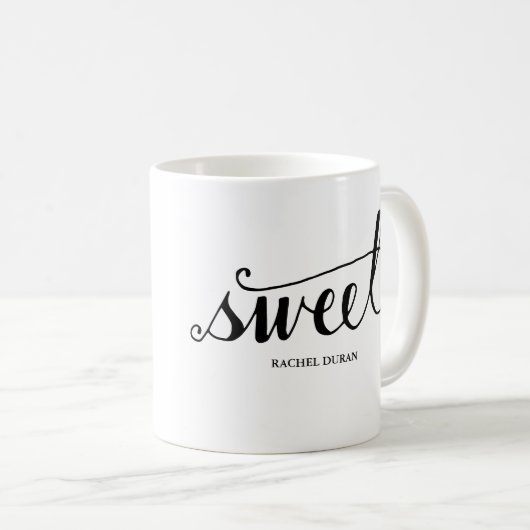 kalligrafie zoet koffiemok (Voorkant rechts)