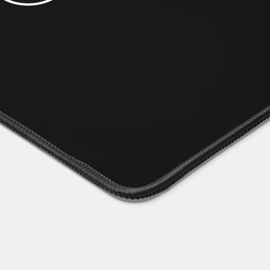 Kalligrafie Zwart Wit Plain Creatieve Moderne Naam Bureaumat (Hoek)