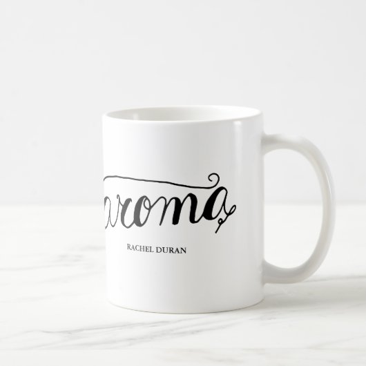 kalligrafiearoma koffiemok (Rechts)