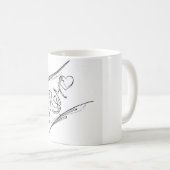 Kalligrafiekunst Koffiemok (Voorkant rechts)