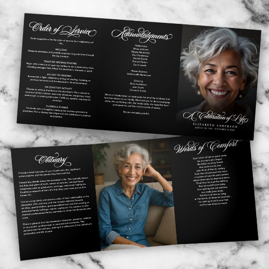 Kalligrafiescript 2-Fotoviering van het Leven Drieluik Programma