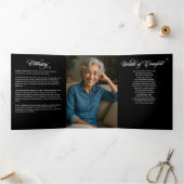 Kalligrafiescript 2-Fotoviering van het Leven Drieluik Programma (Binnen)