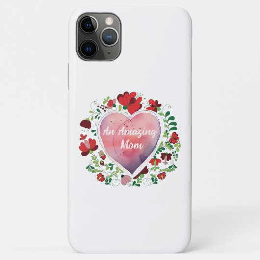 Kalligrafisch Schrift Ambitieuze Moeder Moederdag  Case-Mate iPhone Case (Achterkant)