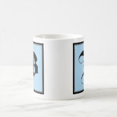 Kalligrafische hoofdletter B koffie Mok (Center)