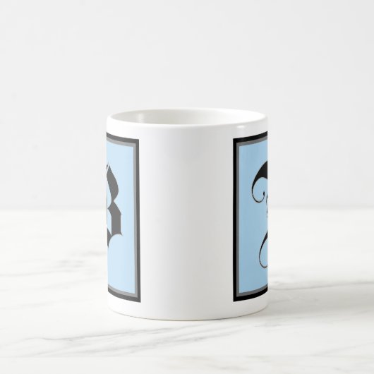 Kalligrafische hoofdletter B koffie Mok (Center)